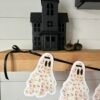Floral Ghost Printable Garland