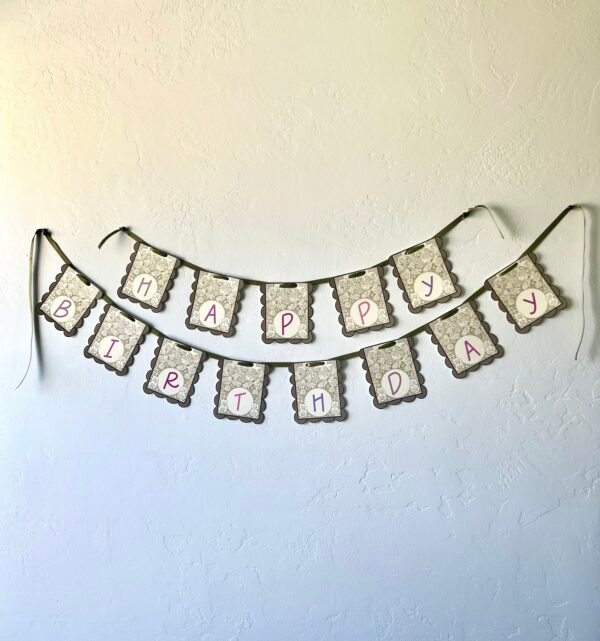 IMG_3803 Fairy Scalloped Birthday Banner - Printable